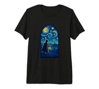 Sherlock Holmes Noche Estrellada Detective Vintage Camiseta Premium
