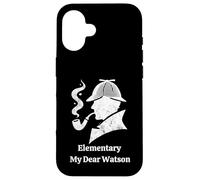 Sherlock Holmes - Primaria Mi querido Watson Cita clásica Carcasa para iPhone 16
