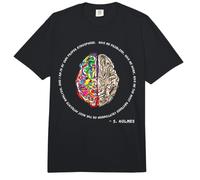 Sherlock Holmes Quote - Dame Problemas, Dame Trabajo. Comfort Colors Adult Heavyweight T-Shirt