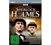 Sherlock Holmes - Sammelbox / 5 spannende Krimis mit Peter Cushing nach den Büchern von Sir Arthur Conan Doyle (Pidax Serien-Klassiker) [DVD]