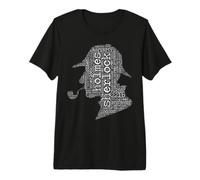 Sherlock Holmes Word Cloud - Camiseta Camiseta Premium