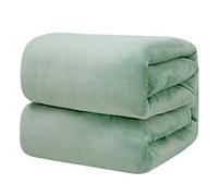 Sherpa sofá lanza manta, súper suave peludo lleece cama doble capa capa cálida manchas de microfibra esponjosa cálida cama sofá mantelas 001-130 * 160