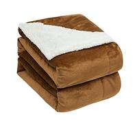 Sherpa sofá lanza manta, súper suave peludo lleece cama doble capa capa cálida manchas de microfibra esponjosa cálida cama sofá mantelas 002-230 * 230