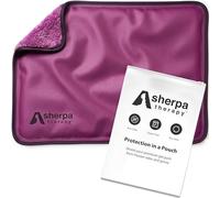 SHERPA THERAPY Paquete de gel caliente y frío, grande (12 x 15 pulgadas), bolsa de hielo de gel reutilizable para aliviar el dolor, compresa flexible fría y caliente para recuperación muscular, color