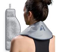 SHERPA THERAPY Paquete de gel para terapia de frío y calor (8 x 23 pulgadas), almohadilla térmica reutilizable y paquete flexible para congelador para aliviar el dolor de cuello y espalda superior,