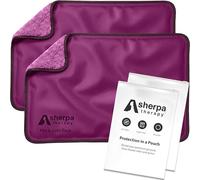 SHERPA THERAPY Paquetes de hielo de gel flexibles medianos reutilizables, paquetes de hielo suave caliente y frío para lesiones, reutilizables para alivio del dolor de tobillo, brazo, pie, pierna y