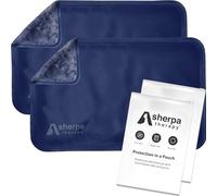SHERPA THERAPY Paquetes de hielo de gel flexibles medianos reutilizables, paquetes de hielo suave caliente y frío para lesiones, reutilizables para alivio del dolor de tobillo, brazo, pie, pierna y