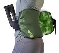 SHERPA THERAPY Paquetes de hielo grandes para lesiones reutilizables con correas, gel suave, compresas frías y calientes para lesiones, cadera, hombro, alivio del dolor de espalda, 12 x 15 pulgadas