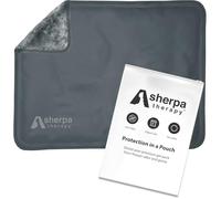 SHERPA THERAPY Paquetes de hielo grandes reutilizables para lesiones - Paquetes calientes y fríos de gel suave para lesiones, cadera, hombro, alivio del dolor de espalda - 11.5 x 14.5 pulgadas - Gris