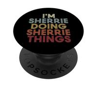 Sherrie Name Sherrie Personalized Name First Given PopSockets PopGrip Adhesivo