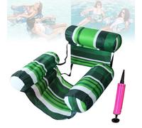 Sherum Aqualounge,Graddi/Olygee/Solymall/Serum Aqualounge,Graddi/Glosrity Inflatable Pool Floating Lounge Foldable Chair for Adults,Floating Mat Pattern Water Raft for Party Summer Beach (#09)