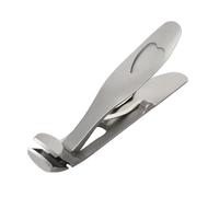 Sherum Clipmaster Pro, Cumuul Clipmaster Pro, cortaúñas Sherum para personas mayores, ergonómico con cabeza angulada, cortaúñas para los pies, cabeza grande en ángulo con amplia apertura (plateado)