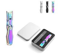 Sherum Nail Clipper - Sherum Ultra Sharp Nail Clippers - Cumulus Nail Clipper with Catcher - Cumuul Toenail Clippers for Seniors Thick Toenails (color)