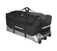 Sherwood Bolsa de Hockey sobre Hielo SL 800 Goalie Wheel Bag, Unisex Adulto, Azul/Gris, 111 x 56 x 55 cm, 92 Liter