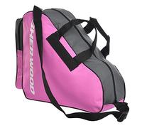 Sherwood Bolsa para Patines de Hielo para Adultos y niños, Bolsa de Hockey sobre Hielo, Ideal para Patines Hielo y Patines Linea, Ice Skate Bag con Medidas 42 x 15 x 37 cm (Rosa)