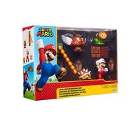 Super Mario Lava Castle Diorama Playset Figura Jakks Pacific