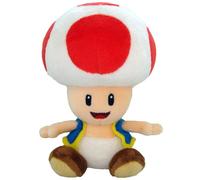 Sherwood Media Super Mario Peluche Toad Red 20cm