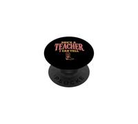 She's A Teacher I Can Tell Western Back to School PopSockets PopGrip Adhesivo