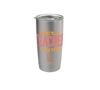 She's A Teacher I Can Tell Western Back to School Vaso térmico de acero inoxidable de doble pared