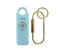 She's Birdie - Alarma de seguridad personal original de mujeres para mujeres con sirena, luz estroboscópica y llavero de 130 dB en 5 colores (azul agua)