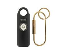 She's Birdie - Alarma de seguridad personal original de mujeres para mujeres con sirena, luz estroboscópica y llavero de 130 dB en 5 colores (gris grafito)
