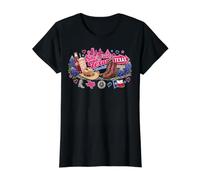She's from Texas I Can Tell Texas Girl Pride Graphic Camiseta gráfica económica, Mujer, Negro, L