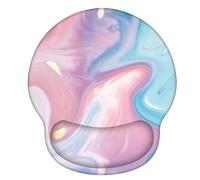 SHESHY Alfombrilla de Ratón, Mouse Pad con ergonómica, Base de Goma Antideslizante, Alivia el Cansancio de muñeca, Accesorios para Ordenador Los Patrones Son Novedosos, Hermosos y de Moda.