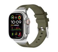 Shesyuki Men Sport Apple Watch Band Compatible with Apple Watch Ultra 2/Ultra Strap 49mm 45mm 44mm 42mm, Soft Silicone Watch Strap Designed for iWatch Series 9 8 7 6 SE 5 4 3 2 1