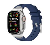 Shesyuki Men Sport Apple Watch Band Compatible with Apple Watch Ultra 2/Ultra Strap 49mm 45mm 44mm 42mm, Soft Silicone Watch Strap Designed for iWatch Series 9 8 7 6 SE 5 4 3 2 1