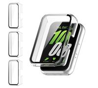 Shesyuki Pack de 3 protectores de pantalla para Samsung Galaxy Fit 3 [cobertura completa], carcasa rígida de policarbonato integral, protección completa accesorios para Samsung Galaxy Fit 3 película