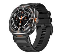 Shesyuki Strap Compatible with Galaxy Watch Ultra 47mm (2024),Waterproof Breathable Replaceable Silicone Strap with Stainless Steel Connector