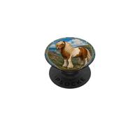 Shetland Pony Elegante Art Nouveau PopSockets PopGrip Adhesivo