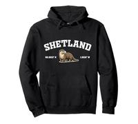 Shetland Scotland Otter Vintage Souvenir Sudadera con Capucha