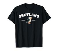 Shetland Scotland Puffin Vintage Souvenir Camiseta