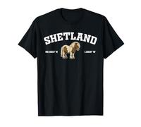 Shetland Scotland Shetland Pony Vintage Souvenir Camiseta