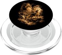 Shetland Sheepdog Howling Dog Fantasy Sheltie Wilderness PopSockets PopGrip para MagSafe