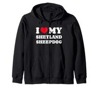 Shetland Sheepdogs Shelties I Love My Shetland Sheepdog Dog Sudadera con Capucha