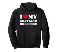 Shetland Sheepdogs Shelties I Love My Shetland Sheepdog Dog Sudadera con Capucha