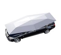 SHEUAO Carpa Paraguas para Automóvil Completamente Automática,Sombrilla Plegable Portátil para Cochera, Aislamiento Térmico Exterior,Protección Solar En El Techo Silvergray-4.8m/15.8ft