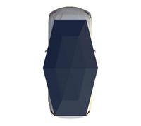 SHEUAO Carpa Paraguas para Automóvil Completamente Automática,Sombrilla Plegable Portátil para Cochera, Aislamiento Térmico Exterior,Protección Solar En El Techo Navy-4.8m/15.8ft