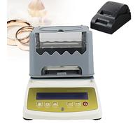 SHEUAO Medidor De Densidad De Oro,Medidor Electrónico Digital De Pureza De Oro,Comprobador De Pureza De Oro con Pantalla Digital,para Joyeros Y Casas De Empeño 600K+Printer