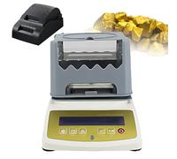 SHEUAO Medidor De Densidad De Oro,Medidor Electrónico Digital De Pureza De Oro,Medidor De Densidad De Platino De Metal Precioso,0.001g/CM³ 300K+Printer