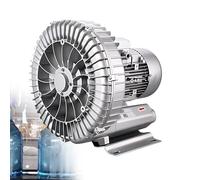 SHEUAO Ventilador De Tambor Vórtice,Soplador Regenerativo Centrífugo Silencioso,Soplador De Anillo Vórtice,Acuario Aireador Bomba De Oxígeno 1100W/220V