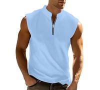 Shfebrinox Camiseta Sin Mangas Para Hombre Tela Suave Ideal Uso Frecuente Camiseta Correr Al Aire Libre Interior Fina Cuello Redondo Algodón Acabado Ácido Con Look Retro Talla Grande Rebajas Verano