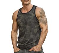 Shfebrinox Camiseta Sin Mangas Para Hombre Tela Suave Ideal Uso Frecuente Deportiva Peso Muerto Dominadas Talla Grande Rebajas Verano Acabado Ácido Con Look Retro Tirantes Tallas Grandes Holgada