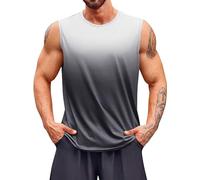 Shfebrinox Camisetas Sin Mangas Absorbe Humedad Y Evita Olores Camiseta Correr Al Aire Libre Talla Grande Rebajas Verano Interior Fina Cuello Redondo Algodón Acabado Ácido Con Look Retro