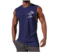 Shfebrinox Camisetas Sin Mangas Tejido Elástico Que Enfría Al Instante Deportiva Peso Muerto Dominadas Talla Grande Rebajas Verano Acabado Ácido Con Look Retro Interior Fina Cuello Redondo Algodón