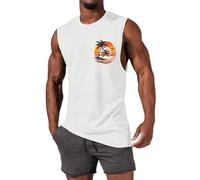 Shfebrinox Camisetas Sin Mangas Tejido Elástico Que Enfría Al Instante Deportiva Peso Muerto Dominadas Tirantes Tallas Grandes Holgada Acabado Ácido Con Look Retro Talla Grande Rebajas Verano