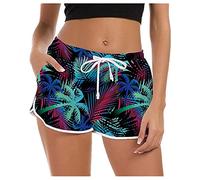 Shffuw Bikinis Mujer 2024 BrasileñA Biquini Novelity Quick Pattern Swimsit Swimsuit Stretch Dry Board Women Short Swimsears Tankinis Set Bikini Braga Bikini++Push+Up (Sky Blue, L)