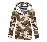 Shffuw Chubasquero Para Zotochaqueta Primavera Mujer Chaqueta De Lluvia Estampada Para Mujer Sudaderas Con Capucha Informales Con Cremallera Chaquetas Chubasquero Camouflage Xxxxxl